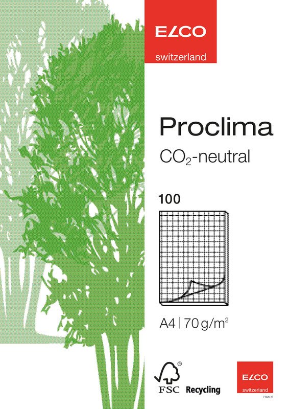 Elco Notizblock proclima A4 4mm Pic1