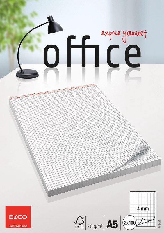 Elco Notizblock Office A5 à 2 Stück Pic1
