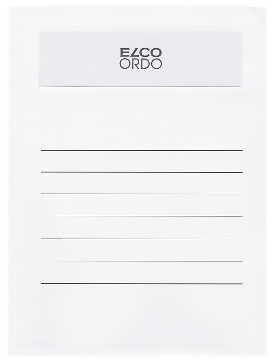 Elco Sichthüllen Ordo Volumino A4 mit Druck 120gr à 50 Pic1