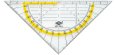 Wedo Geometrie-Dreieck 16cm ohne Griff