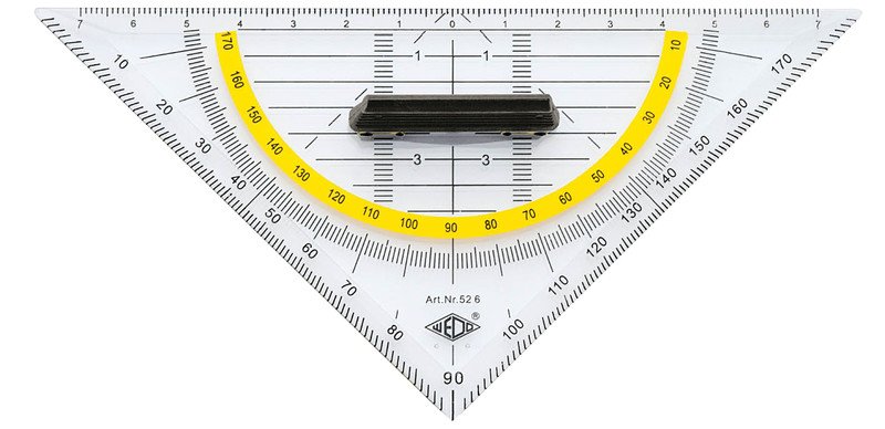 Wedo Geo-Dreieck 16cm mit Griff Pic1