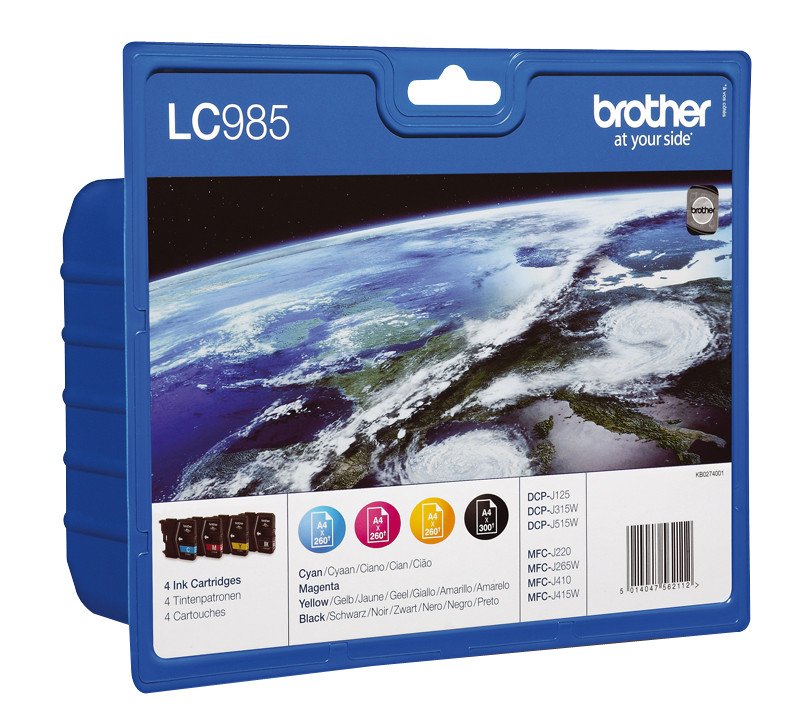 Brother InkJet Value Pack LC-985VAL CMYBK Pic1