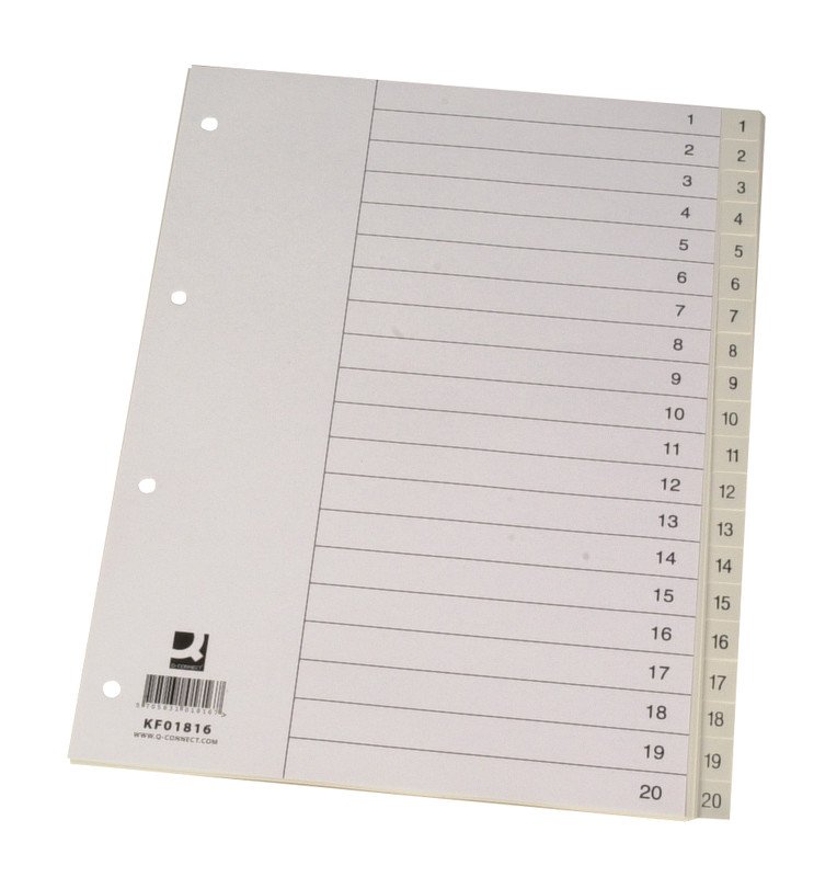 Connect Register PP A4 1-20 mit Indexblatt Pic1