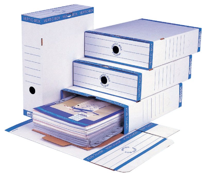 Boldini Archivschachtel A4 Vertic Box inkl. Einsteckdeckel Pic2