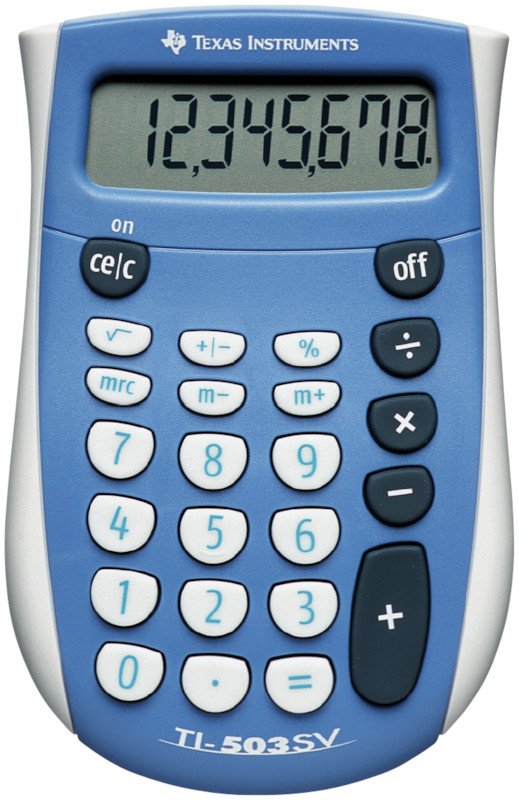 Texas Instruments Grundrechner 8 Stellen Pic1