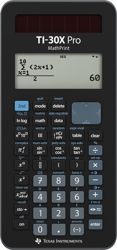 Texas Instruments Schulrechner TI-30X Pro MathPrint Pic1