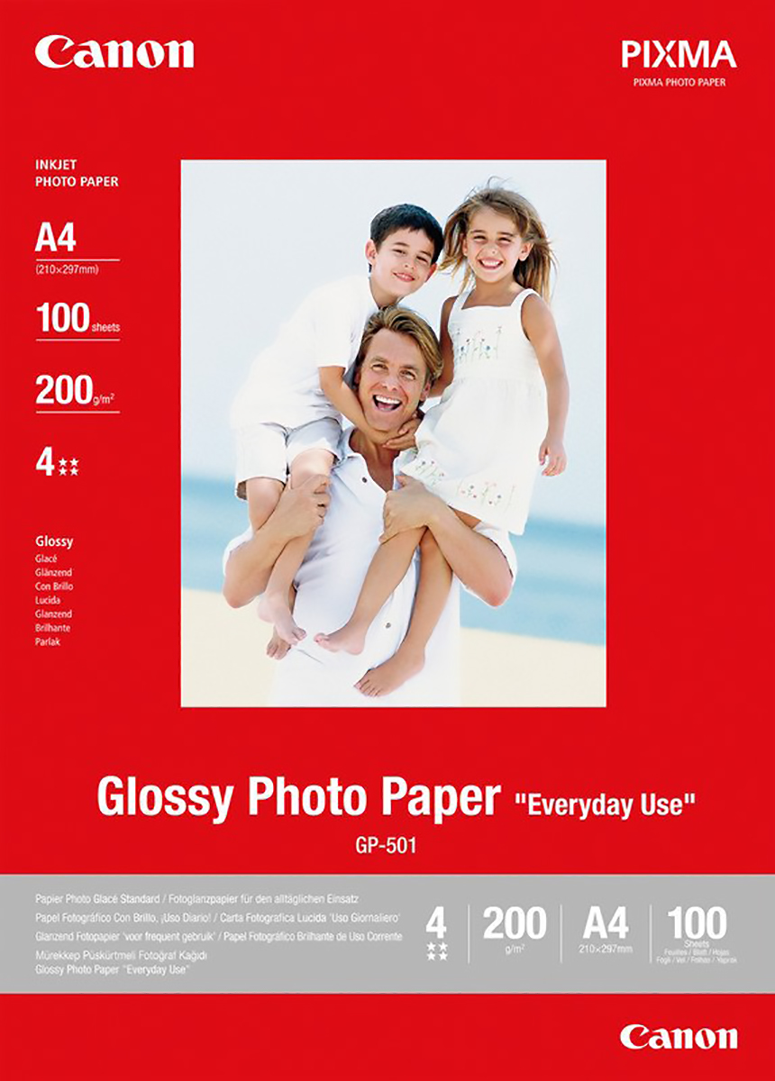 Canon InkJet Fotopapier GP-501 A4 210gr à 100 Pic1