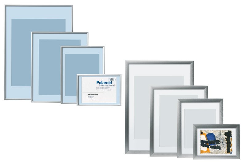 Dufco Alu Bilderrahmen silber 40x50cm Pic2