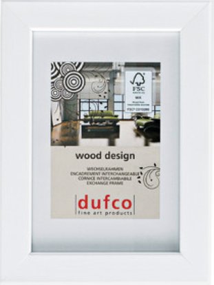 Dufco Bilderrahmen Toronto 30x30 weiss Pic1