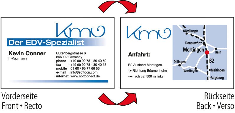 Sigel Visitenkarten 3C 85x55mm 225gr à 100 Pic3