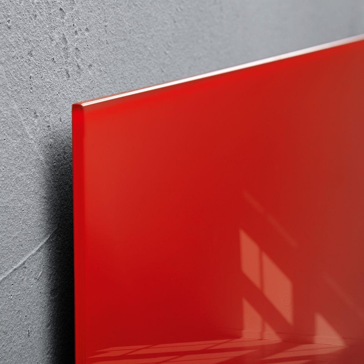 Sigel Glas-Magnetboard rot 12x78cm Pic2