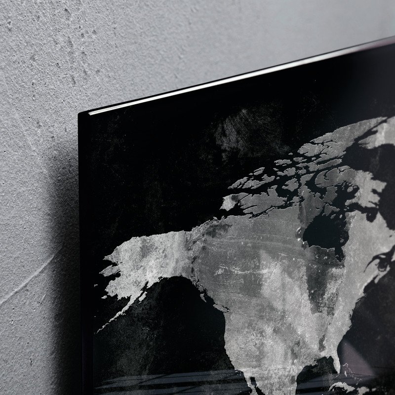 Sigel Glas-Magnetboard artverum World-Map 91x46cm Pic4