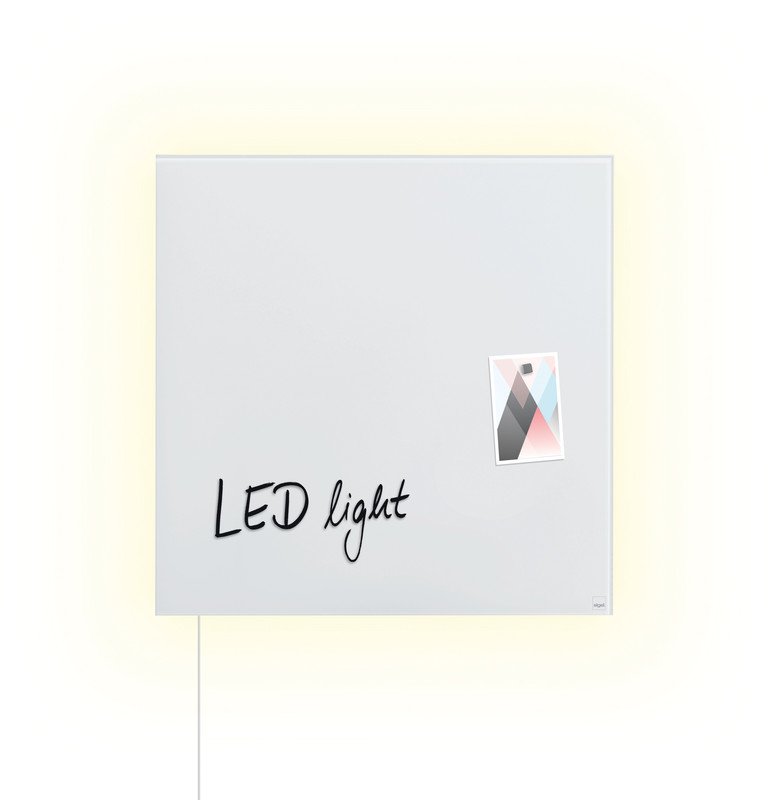 Sigel Glas-Magnetboard artverum LED light Pic1