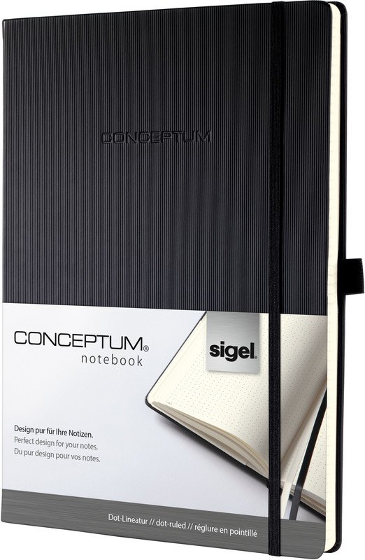 Sigel Notizbuch Conceptum hardcover A4 punktkariert Pic2