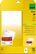 Sigel PC-Postkarten Multiprint A6 185gr à 20