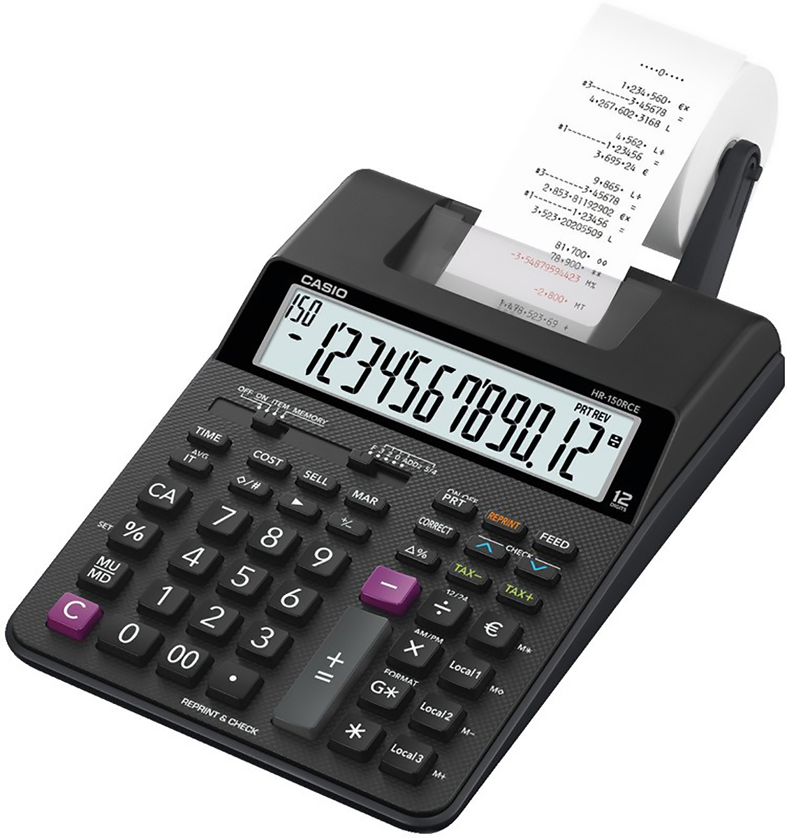 Casio druckender Tischrechner HR-150RC Pic1