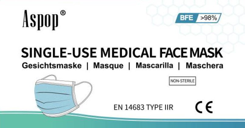 Chirurgische OP Hygienemaske Typ IIR Pic3