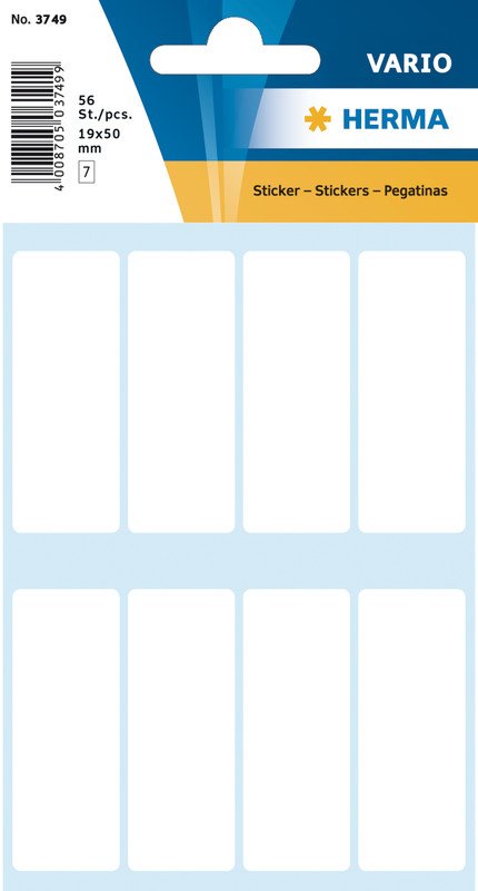 Herma Vario Haftetiketten 19x50mm à 56 Pic1