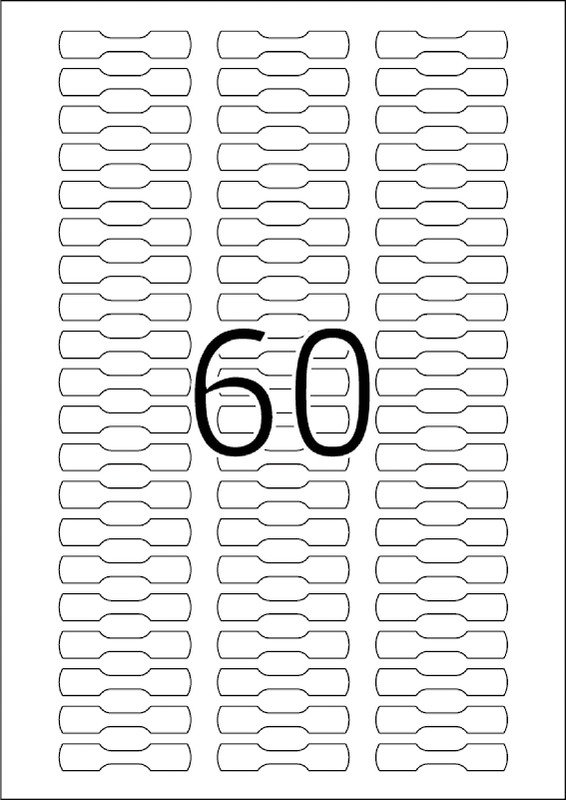 Herma Ringetiketten 49x10mm à 25 Pic2