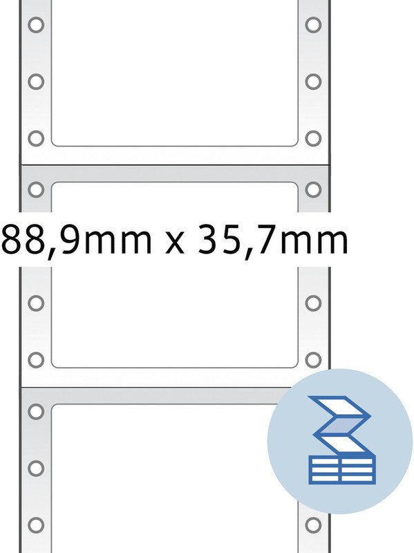 Herma Etiquette pour ordinateur 88,90 x 35,7mm à 2000 Pic3