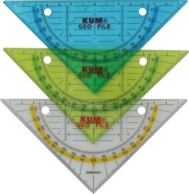 Kum Geo-Dreieck 16cm zum Abheften Pic1