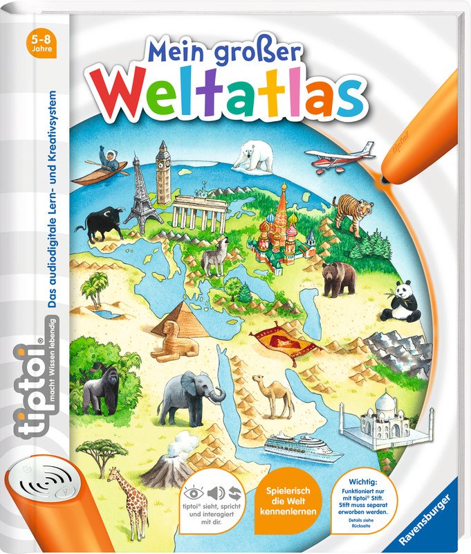 Ravensburger tiptoi Buch Mein grosser Weltatlas Pic1