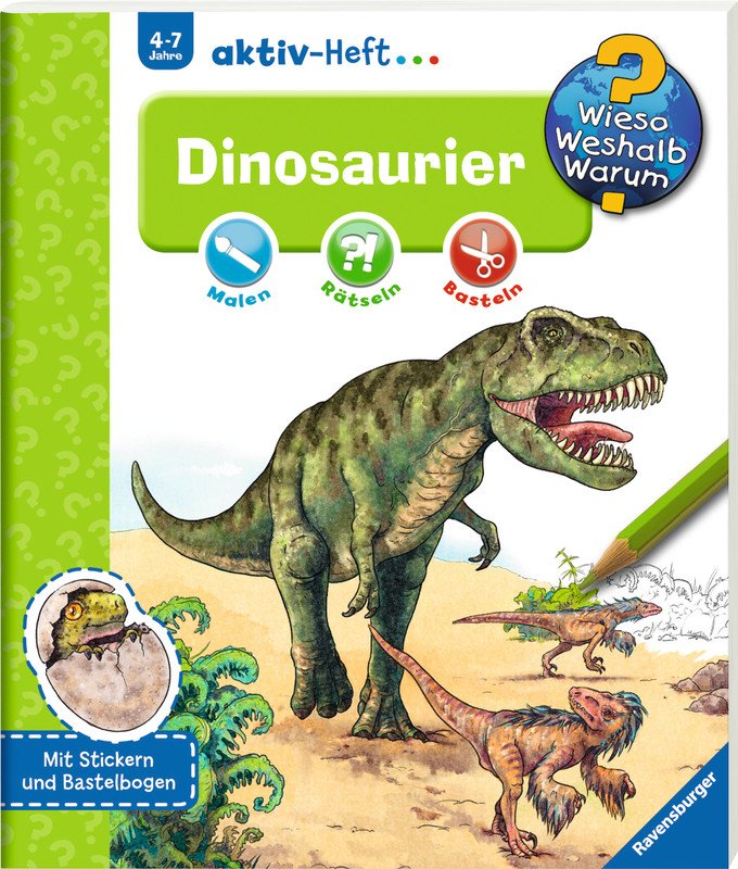 Ravensburger aktiv-Heft Dinosaurier Pic1