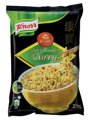 Knorr Quick Noodles Curry 70g Beutel Pic1
