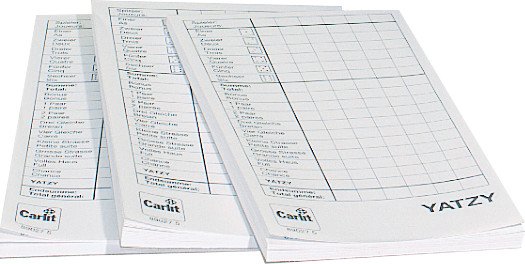 CARLIT Blocs-scores Yatzy Pic1