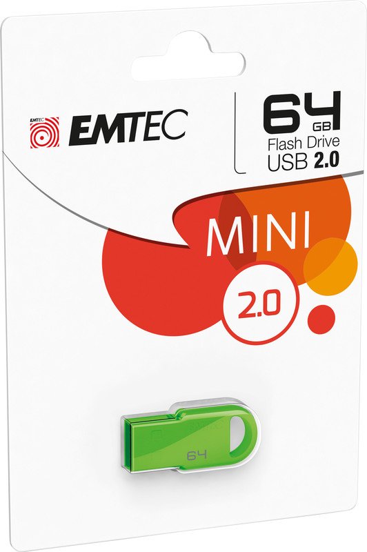 Emtec USB Stick D250 Mini 64GB  ECMMD64GD252 grün Pic2