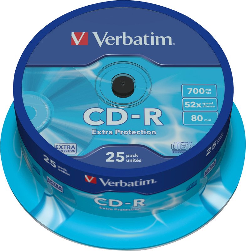 Verbatim CD-R 700/80/52x Spindel à 25 Pic1