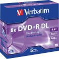 Verbatim DVD+R 8.5GB/8x5er Jewel Case