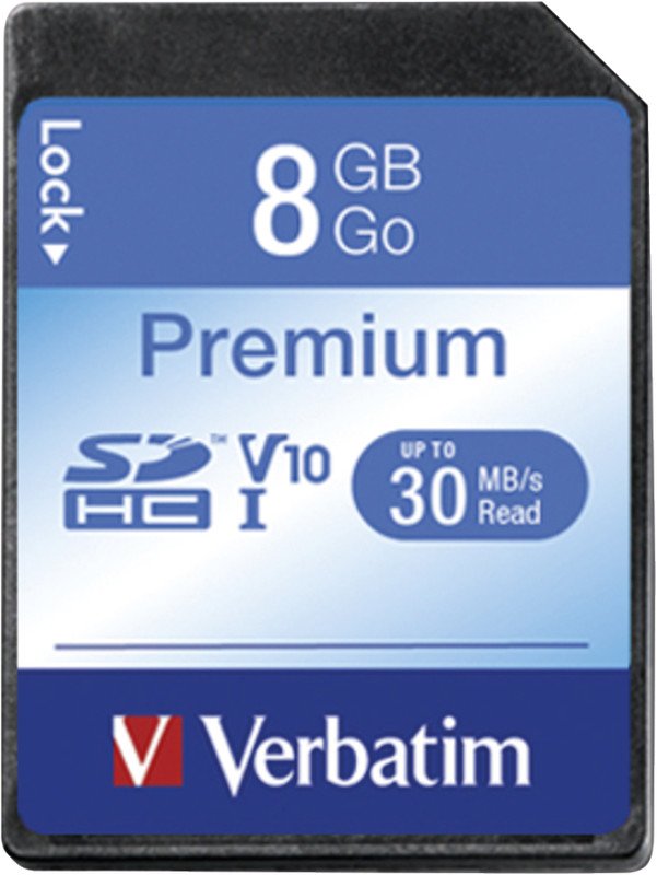Verbatim Secure Digital Card HC 8GB Pic1