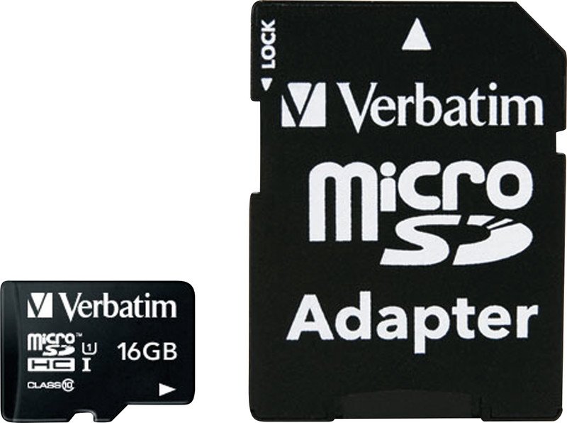 Verbatim Micro SDHC Card 16GB Pic1