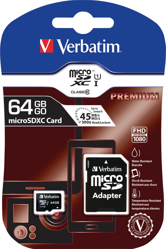 Verbatim Micro SDXC Card 64GB Pic2