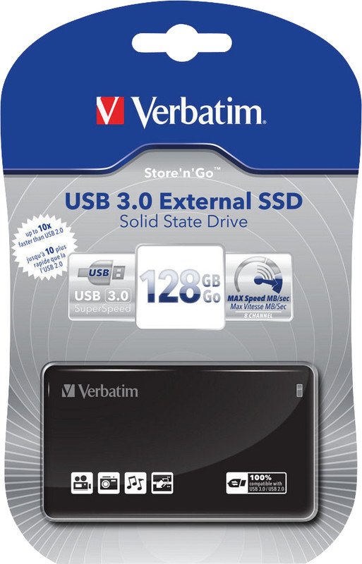 Verbatim externes SSD Laufwerk Drive 128GB Pic1