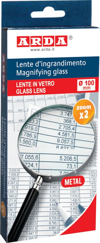 Arda Loupe 100mm avec manche ergonomique Pic2