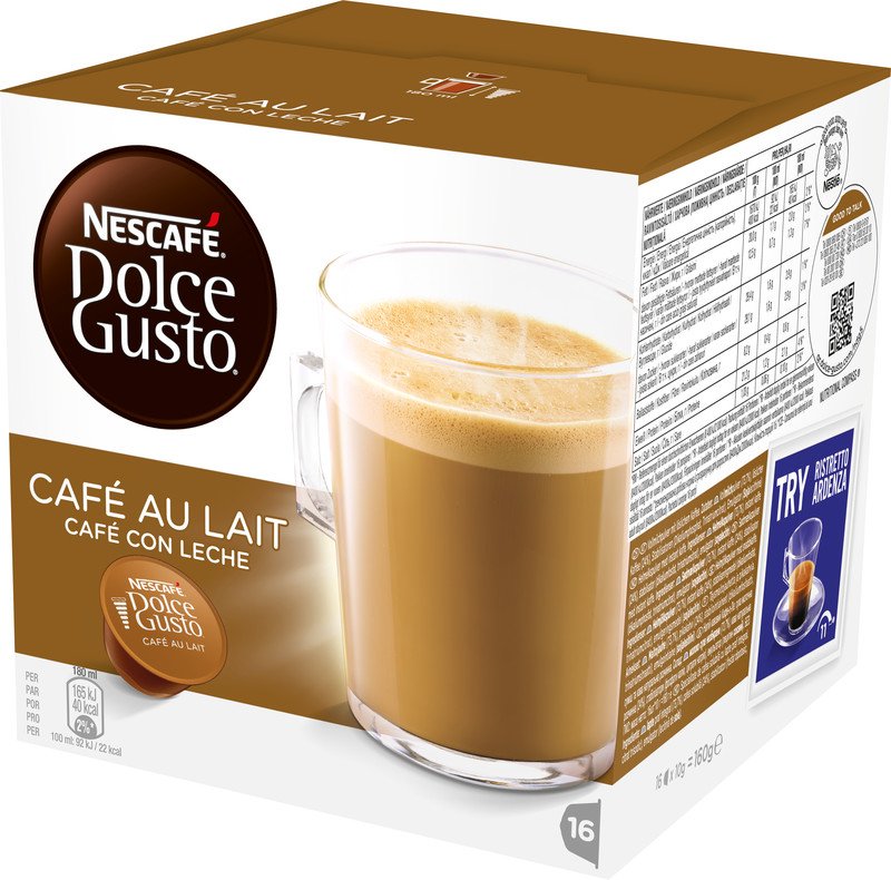 Nescafé Dolce Gusto Café au Lait à 16 Kapseln Pic1
