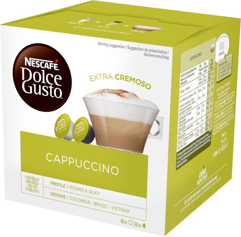 Nescafé Dolce Gusto Cappuccino à 2 x 8 Kapseln Pic1