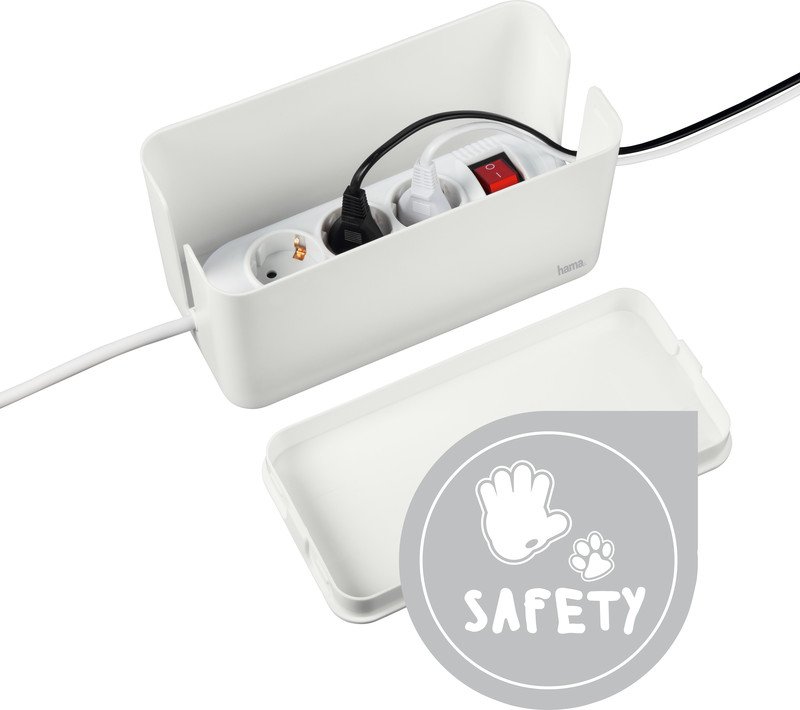 Hama Kabelbox mini weiss Pic6