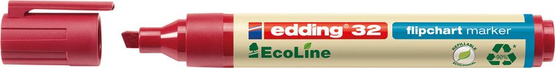 Edding Flipchart marqueur 32 rouge Pic1