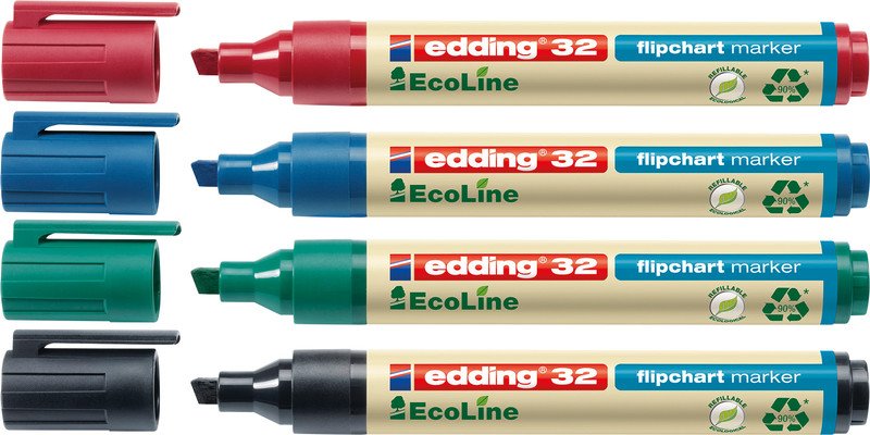 Edding Flipchart Marker 32 4er Etui Pic2