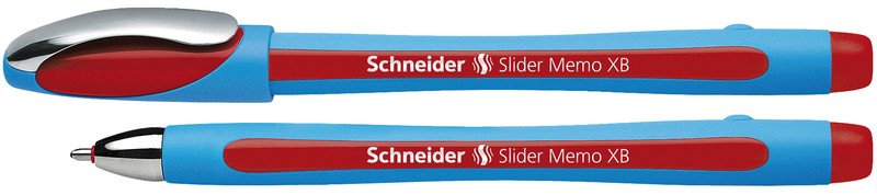 Schneider Kugelschreiber Slider Memo XB rot Pic1