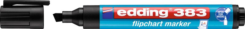 Edding Flipchart marqueur 383 noir Pic1
