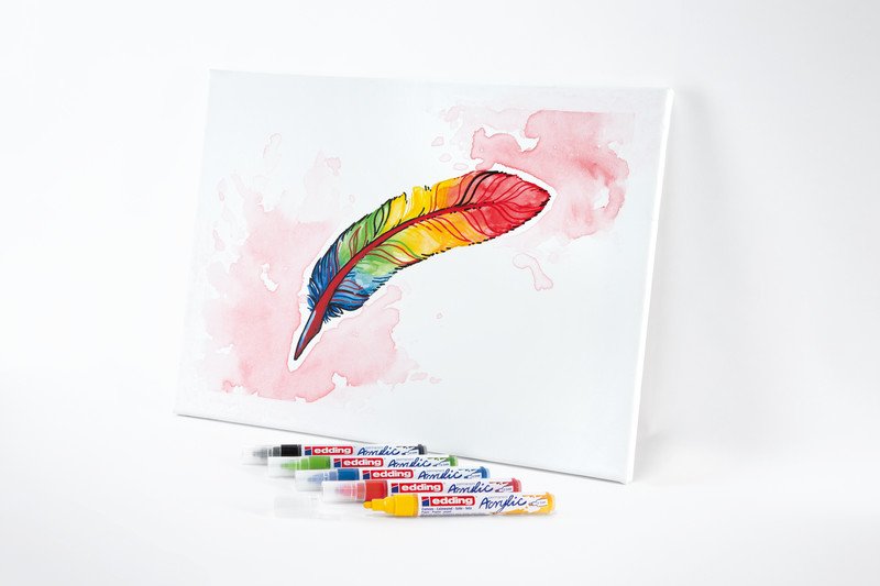 Edding Acrylic Marker enzianblau Pic4