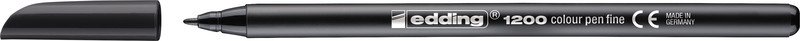 Edding Faserschreiber 1200 1-3mm schwarz Pic1