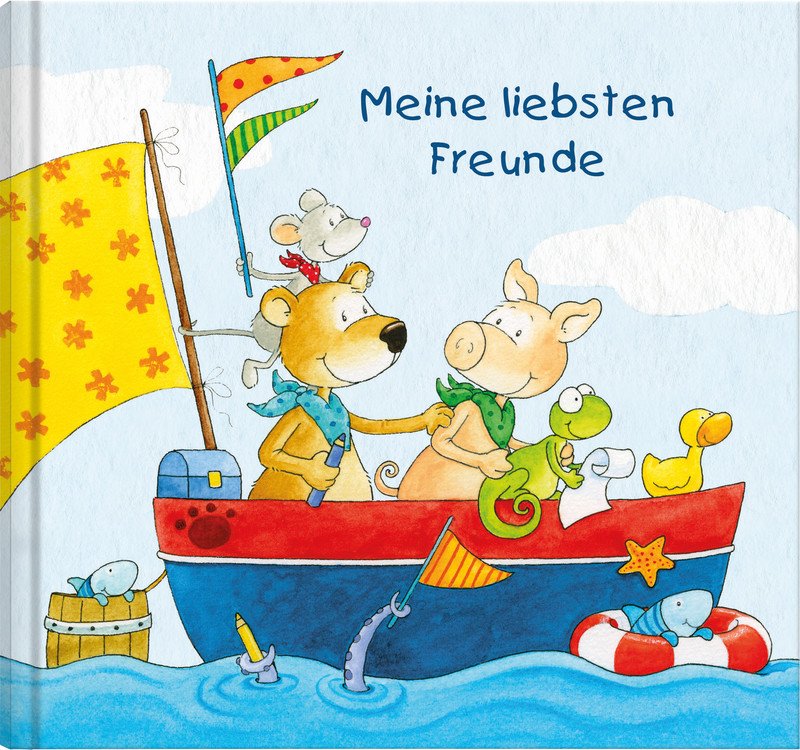 Grätz Verlag Freundebuch Meine liebsten Freunde Meer Pic1