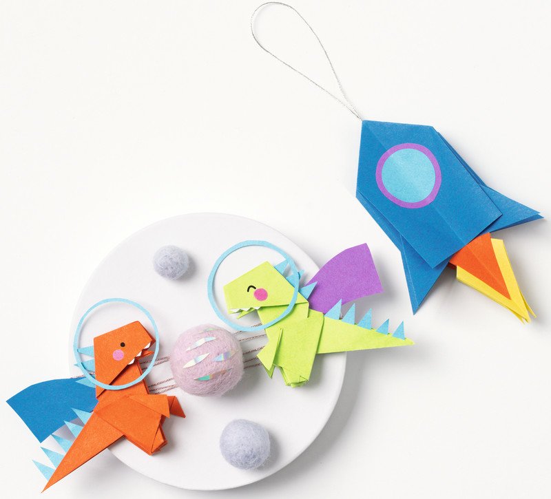 AVENUE MANDARINE Origami Papier Motive 200x200mm 70gm Pic3