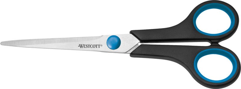 Westcott Schere Easy Softgrip 17.5cm für Rechtshänder Pic1