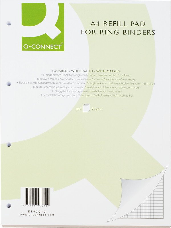 Connect Ringbuch Block A4 4mm kariert 100 Blatt Pic1